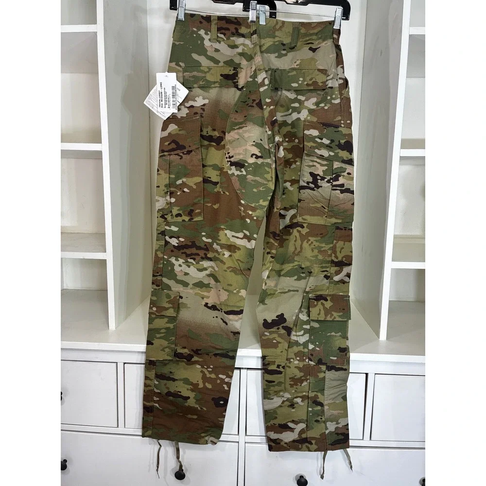Camouflage pants US Military Trousers Combat Men Medium Long NEW‎ Tactical Cargo